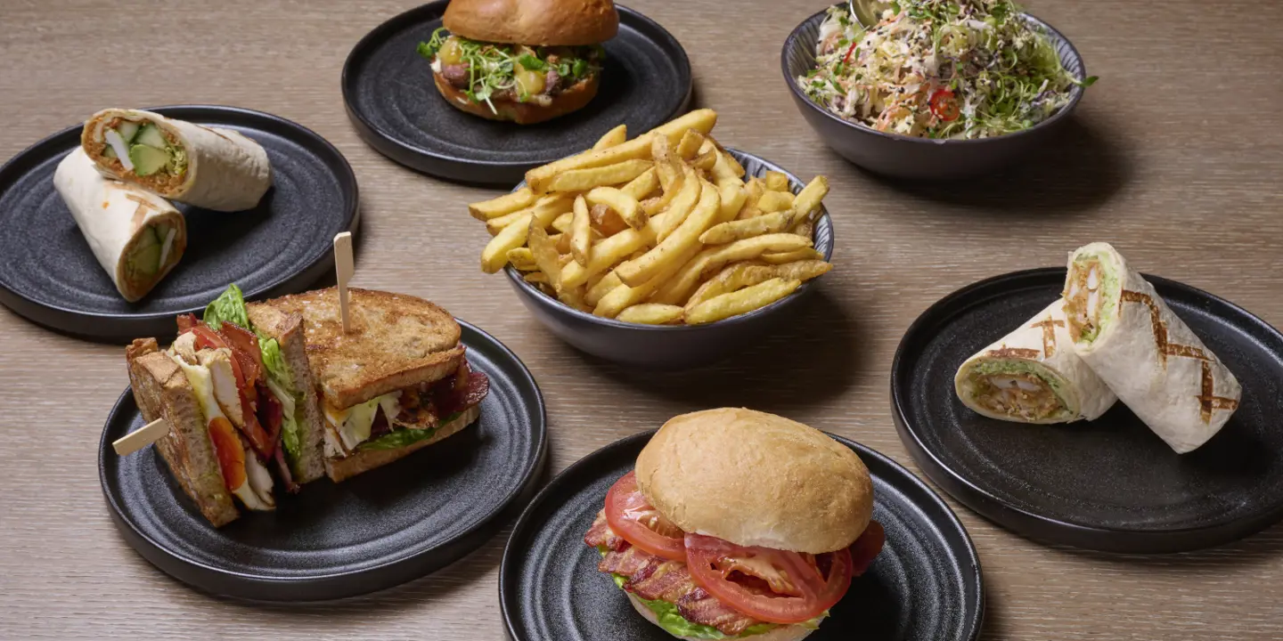 Close-up view of a table with small bowls of food.