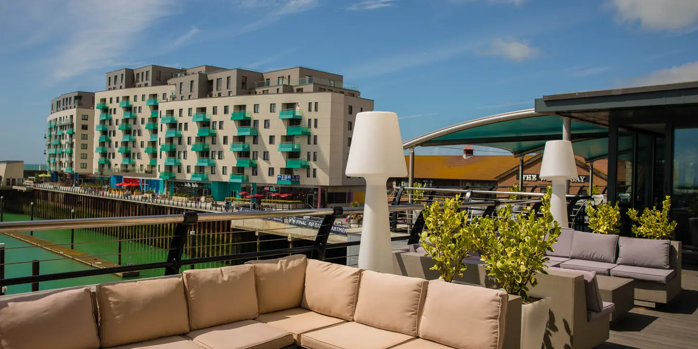 Brighton docks and marina