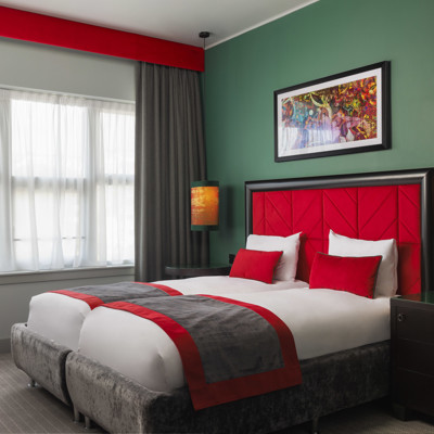 Bedroom featuring a twin comfortable bed 
