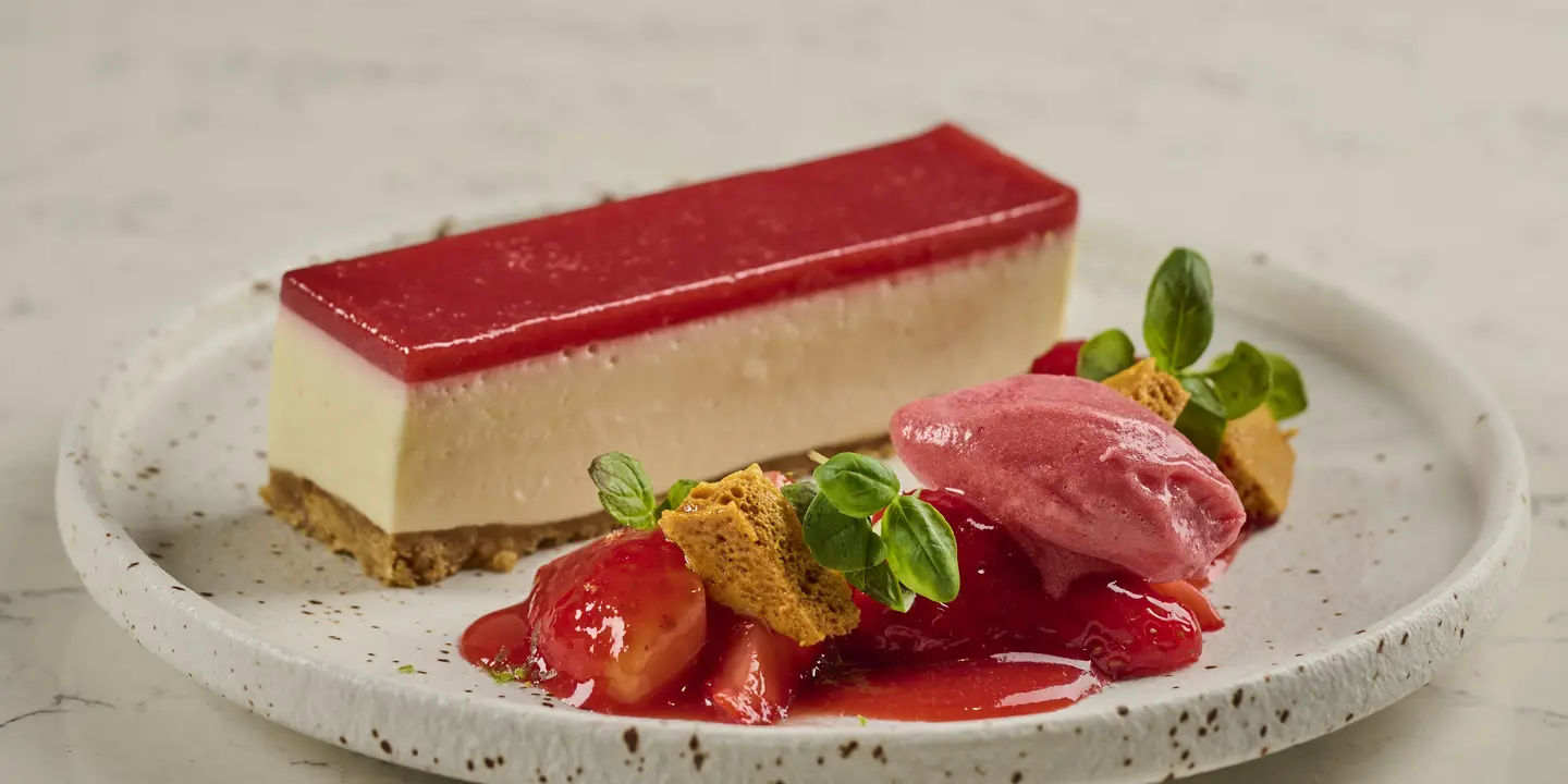 Strawberry cheesecake